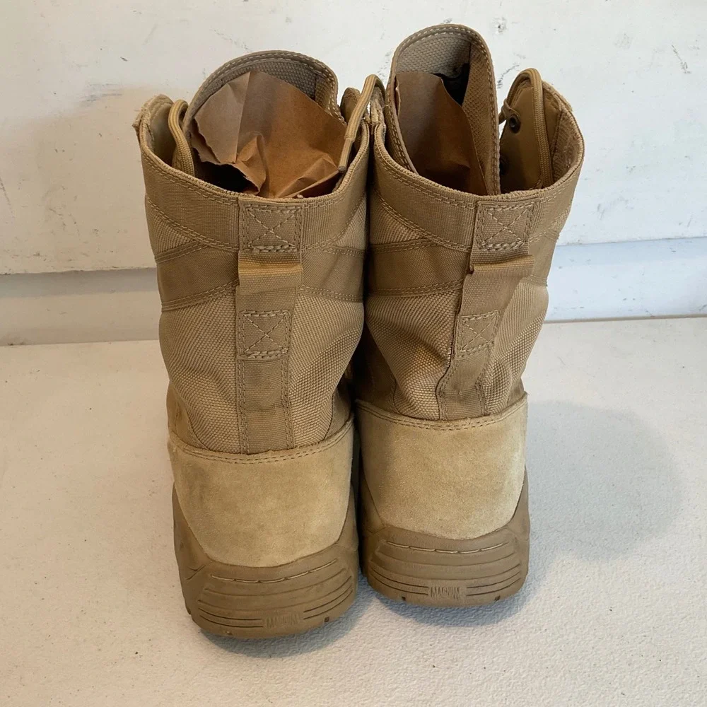 Magnum Amazon 4 Desert Tactical Boots Tan Suede Military Mens 13 5468